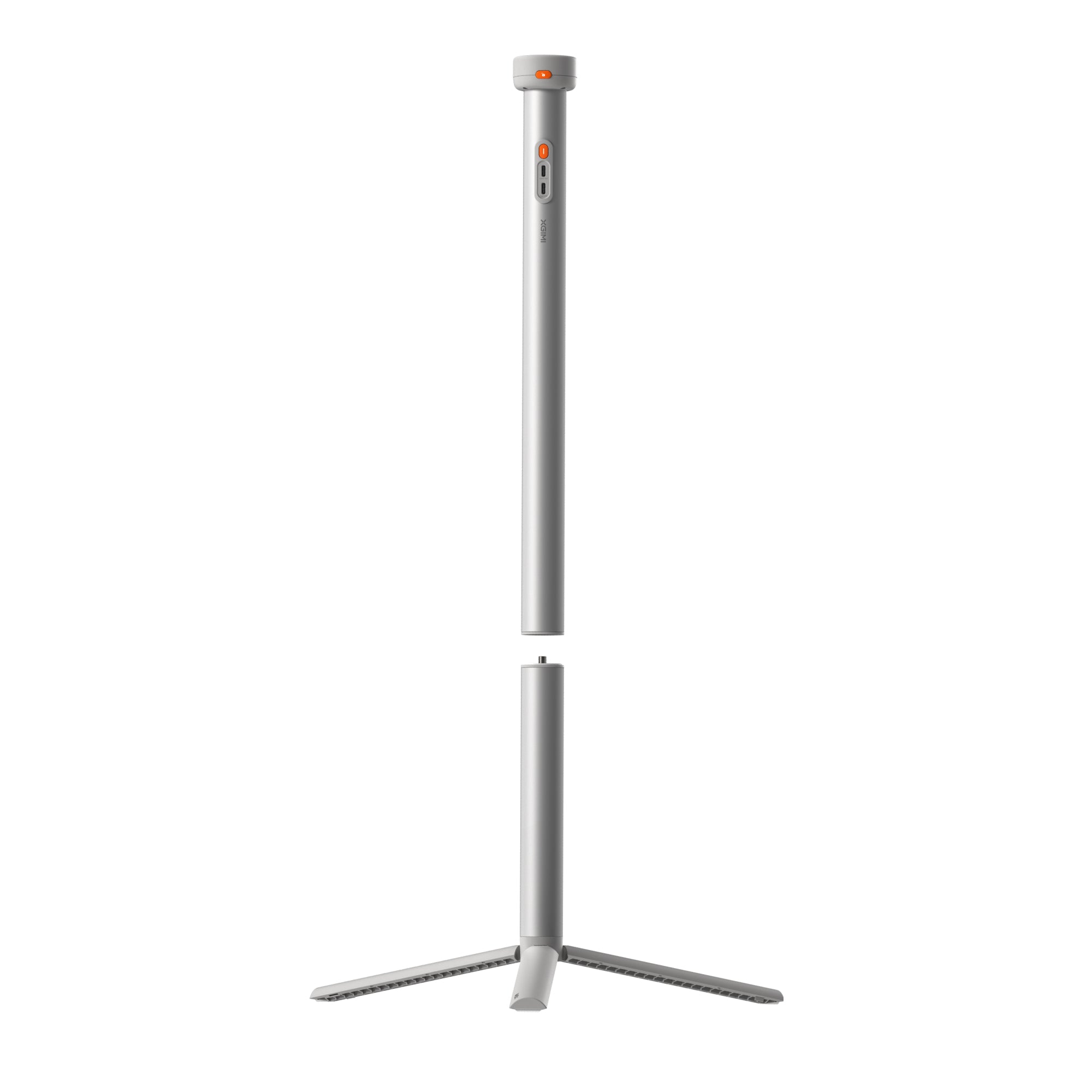 There is a 2-in-1 floor stand, customized for XGIMI MoGo 4 Series projectors, for both mounting and power charging. (Sold Separately)