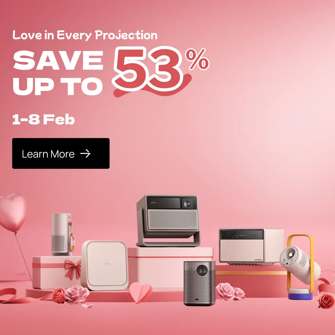 Valentine’s Day Gift Idea for Cinephiles and Tech Lovers - Smart Movie Projector