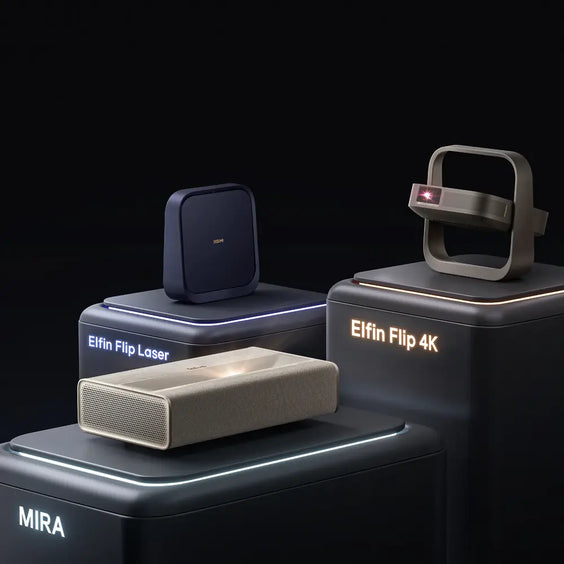 XGIMI Unveils Three New Projectors 2026: Elfin Flip 4K, Elfin Flip Laser, and MIRA
