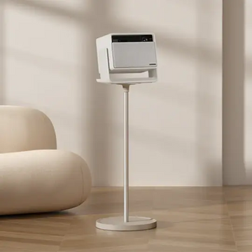 a white object on a stand