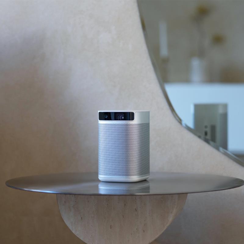 MoGo Pro - 1080p pico projector - silver - side 2