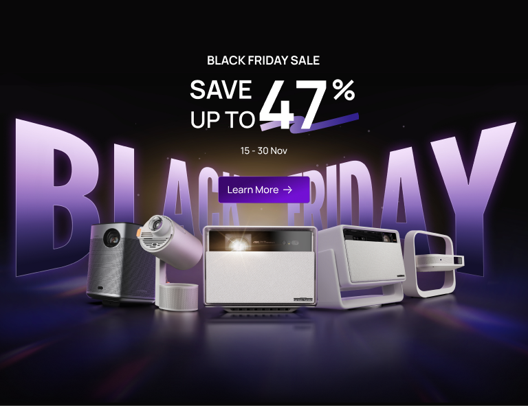 XGIMI Black Friday Deals Nov 15-30, 2024: Enjoy huge discounts up to 47% OFF for projectors and accessories!