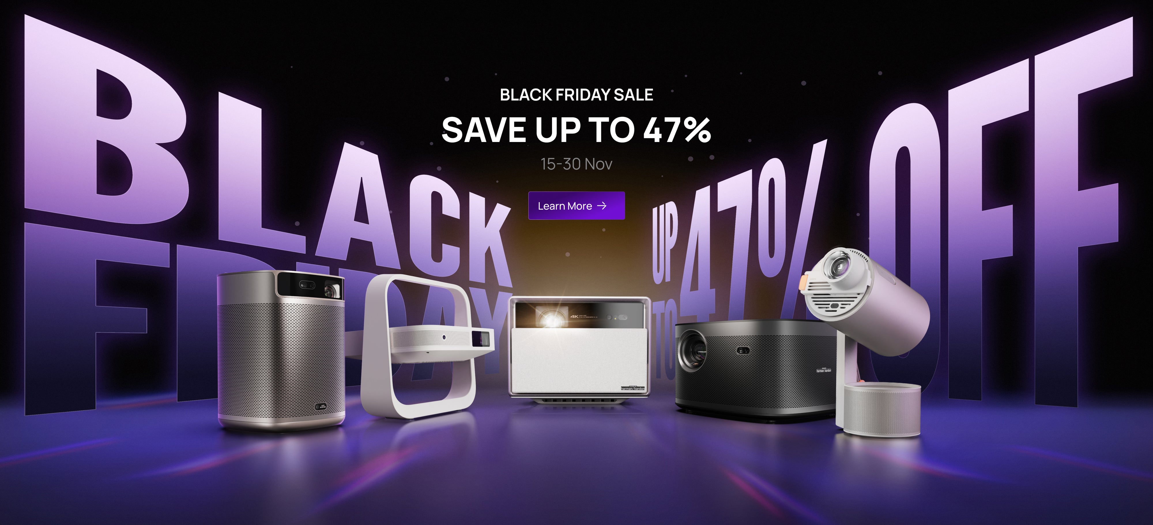 XGIMI Black Friday Deals Nov 15-30, 2024: Enjoy huge discounts up to 47% OFF for projectors and accessories!