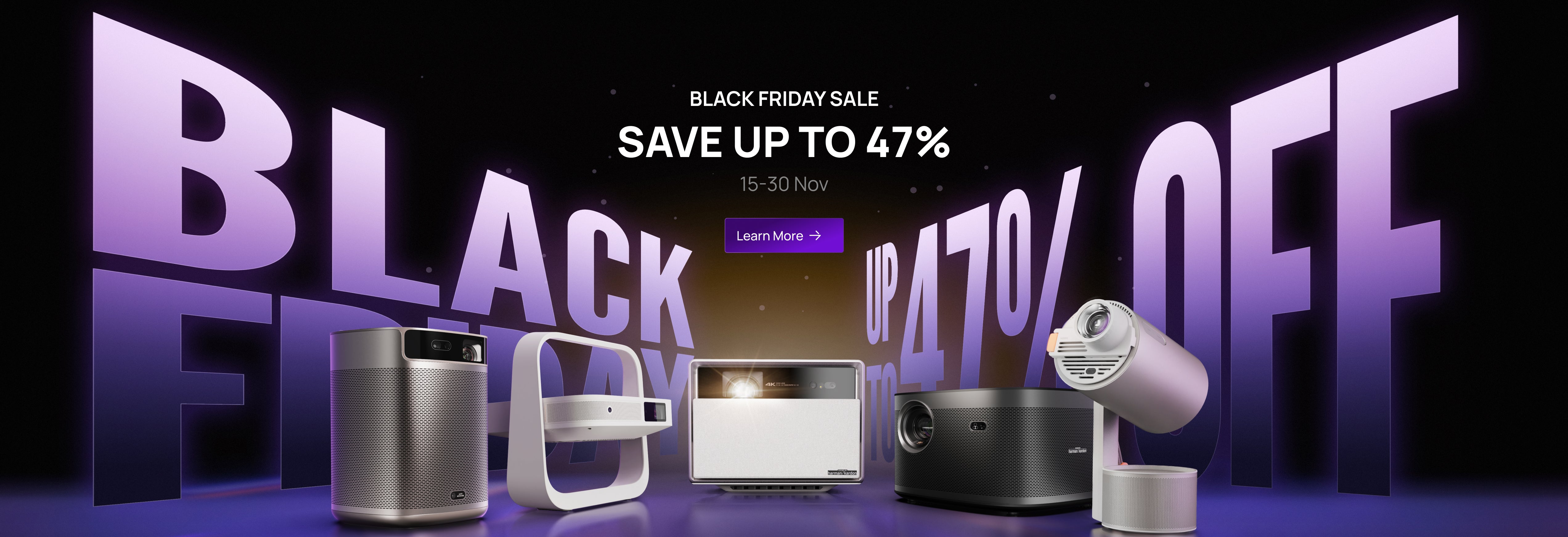 XGIMI Black Friday Deals Nov 15-30, 2024: Enjoy huge discounts up to 47% OFF for projectors and accessories!